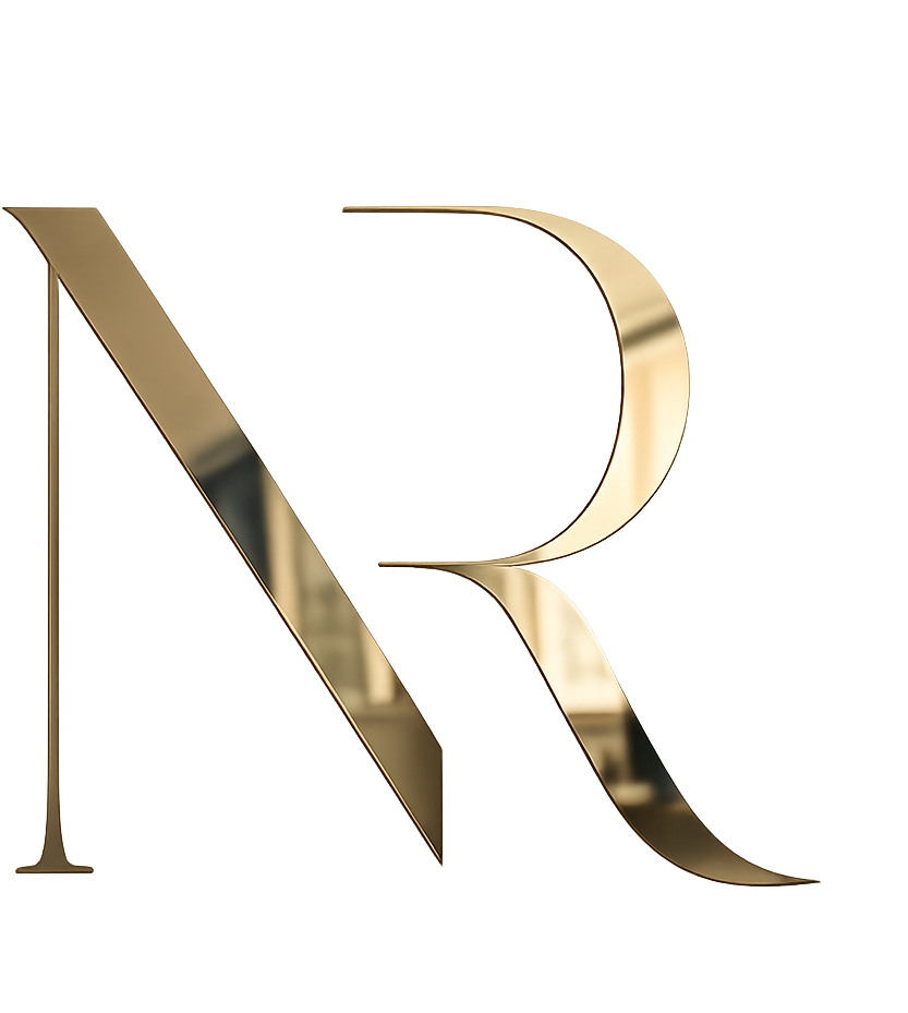 Monogramme officiel NR en or
